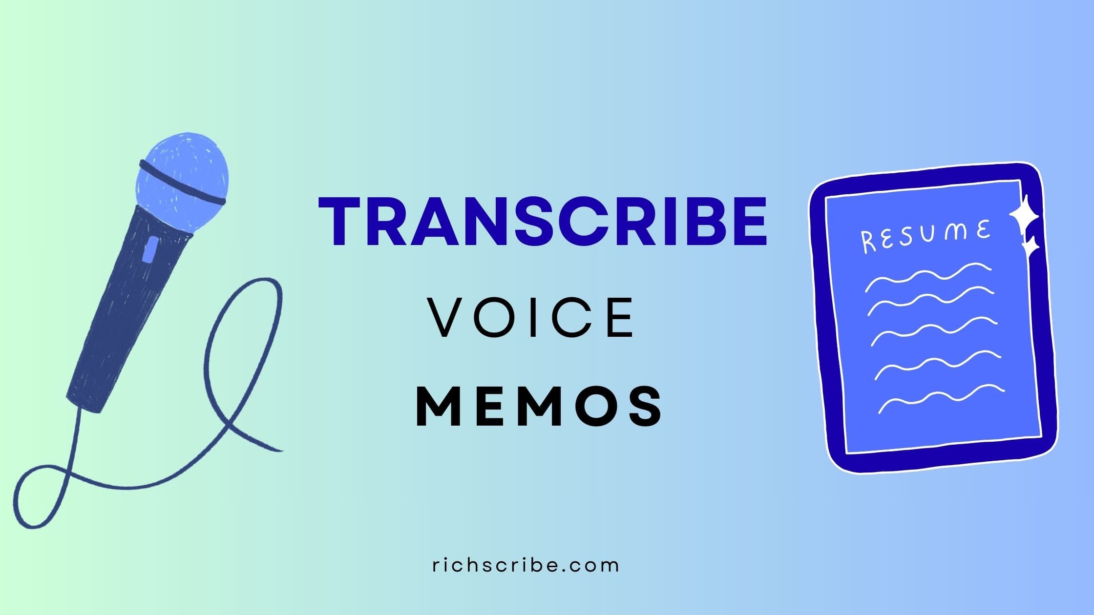 Transcribe Voice Memos