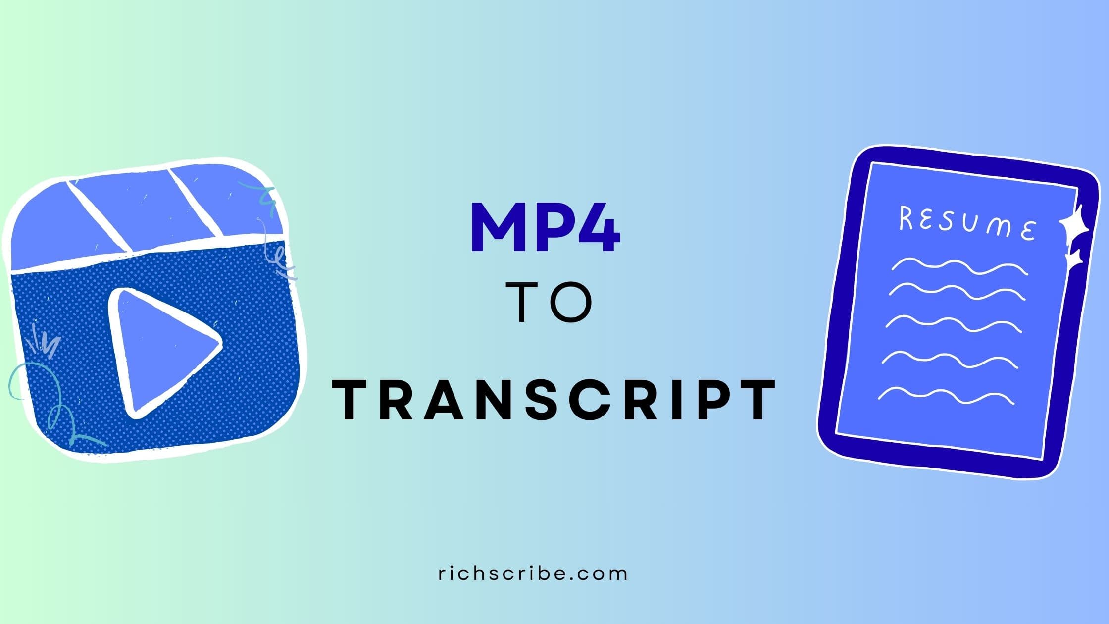 MP4 to Transcript